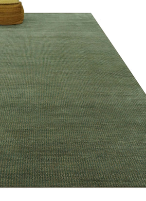 Teal and Brown Modern Contemporary Design Custom Made wool Rug