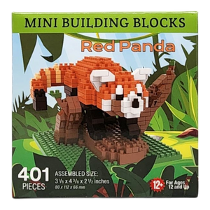 Mini Building Blocks - Red Panda