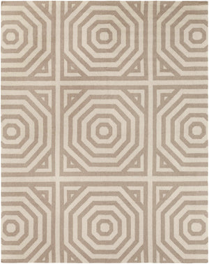 Terlton Ivory Greek Geometric Rug - Clearance
