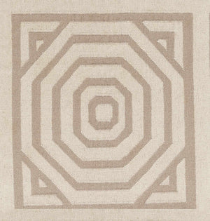 Terlton Ivory Greek Geometric Rug - Clearance