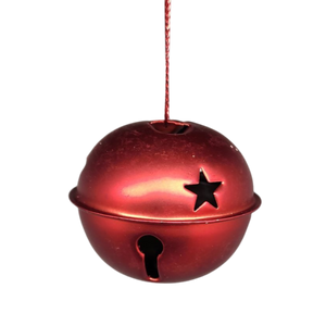 Jingle Bells (8 pack) - 50mm - Matt Red