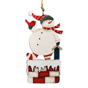 Rustic Wood Ornament -
