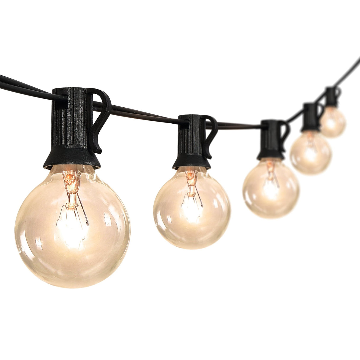 The Weatherproof Outdoor Globe String Lights - Tuesday Morning - Outdoor Lighting