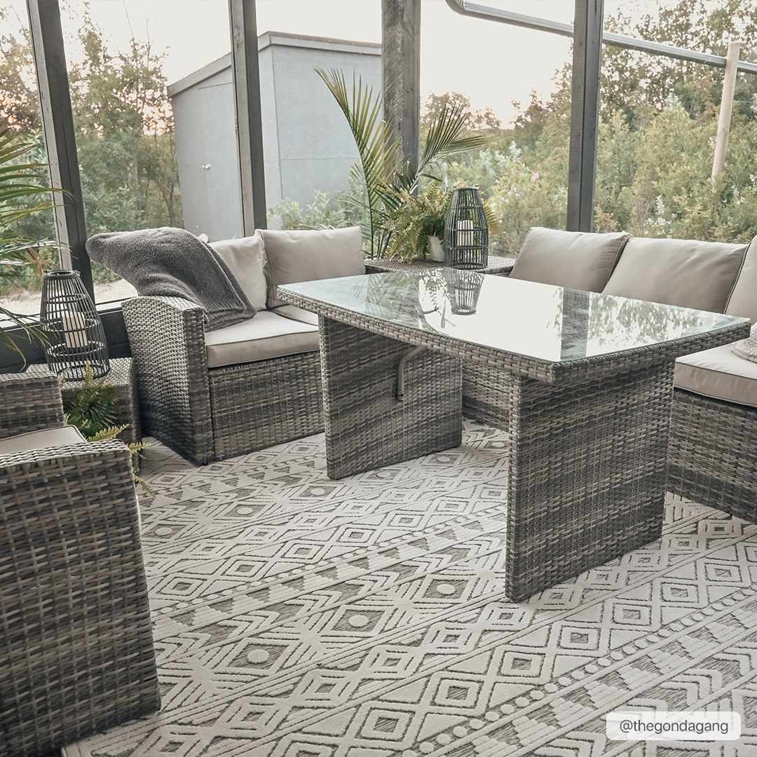 Mirani 3D Outdoor Area Rug - Clearance