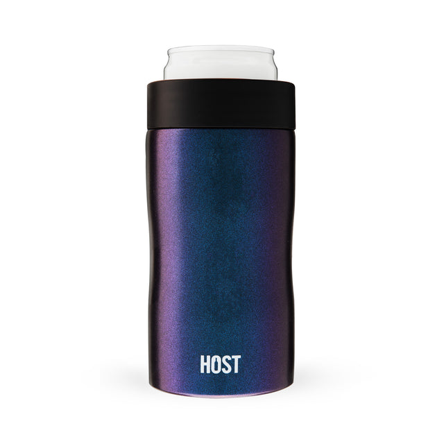 Stay-chill-slim-can-cooler-in-galaxy-black-by-host®-Beverage-Tubs-&-Chillers