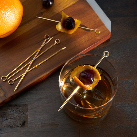 Belmont cocktail picks in gold viski®