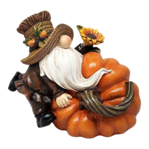 Harvest Gnome on a Gourd -