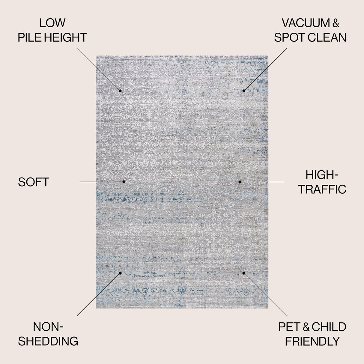 Tidal Chic Modern Strie' Area Rug - Tuesday Morning - Area Rugs