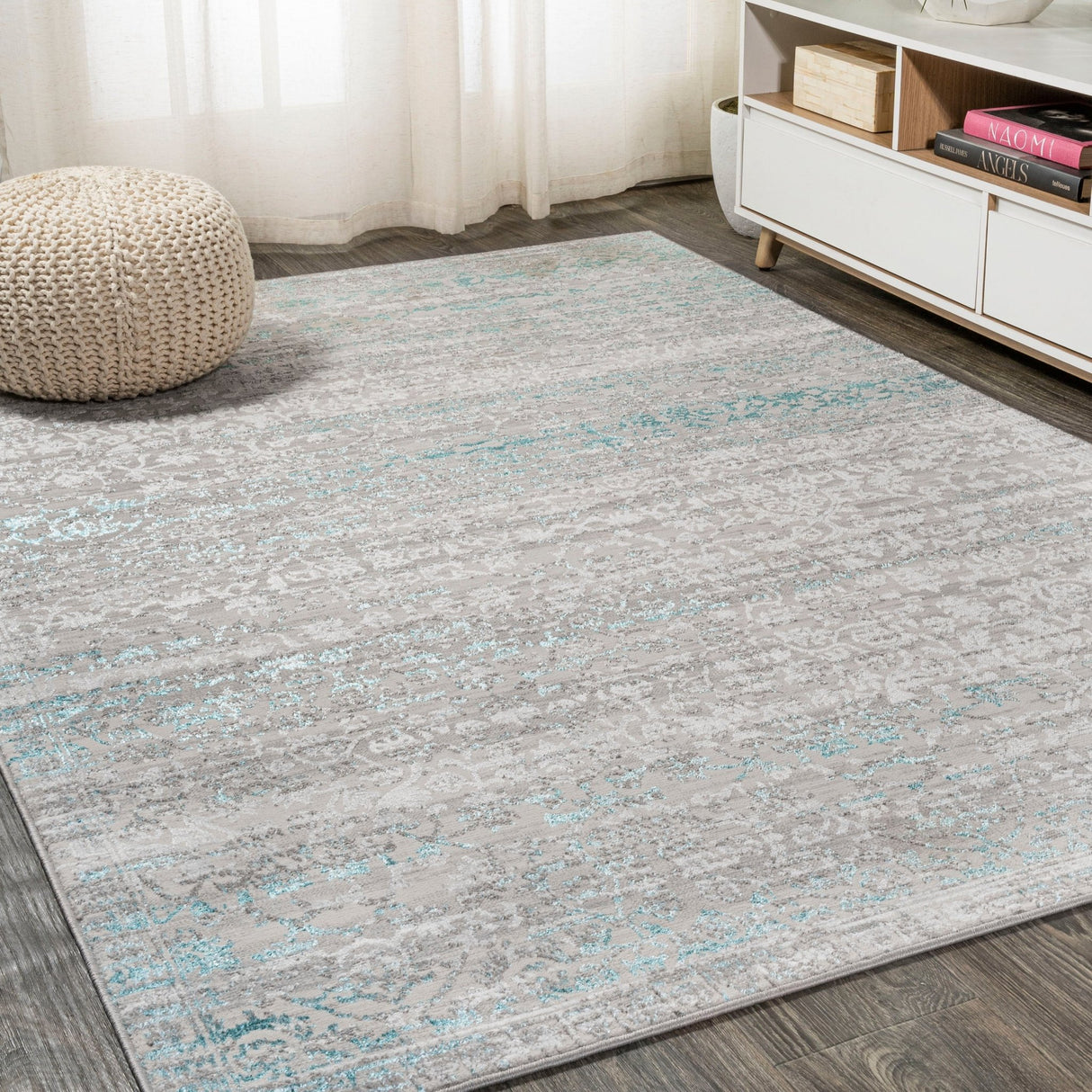 Tidal Chic Modern Strie' Area Rug - Tuesday Morning - Area Rugs