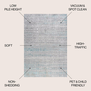 Tidal Chic Modern Strie' Area Rug - Tuesday Morning - Area Rugs