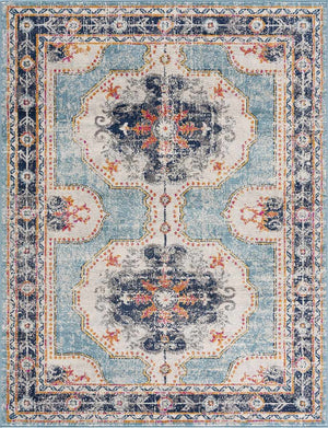 Tigried Turquoise 2308 Area Rug - Clearance