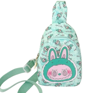 Children's Labubu Crossbody Bag - Green