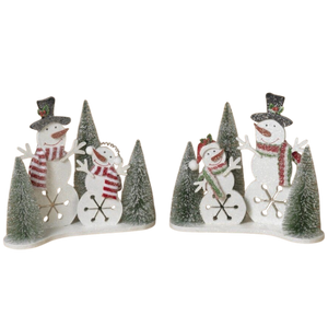 Snowman Family Figurine -