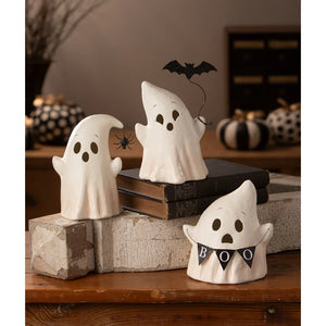 LUMINARY BOO WITH BANNER BY BETHANY LOWE DESIGNS