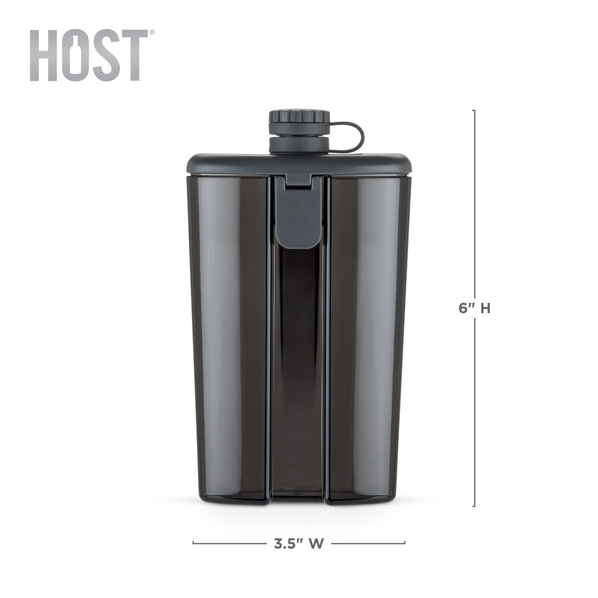 Easy-fill™ flask in grey by host®