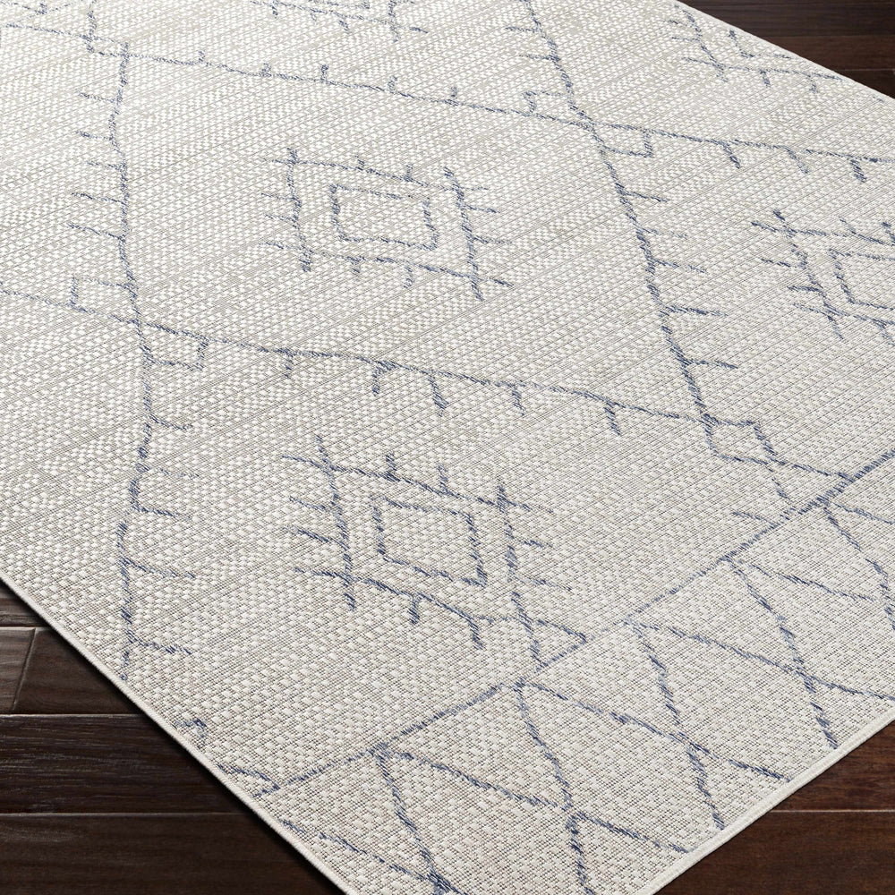 Marwood Gray&Blue Nordic Rug - Clearance