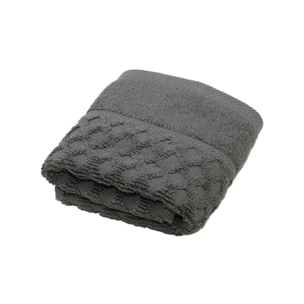 Cotton diamond waffle weave bath towel set - grayson collection