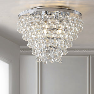 Toronto metal/crystal led flush mount - Tuesday Morning - Flush Mounts