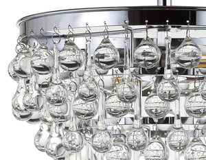 Toronto metal/crystal led flush mount - Tuesday Morning - Flush Mounts