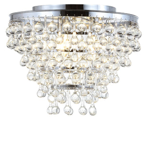 Toronto metal/crystal led flush mount - Tuesday Morning - Flush Mounts