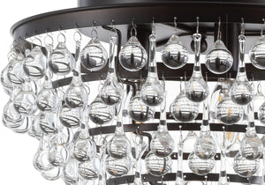Toronto metal/crystal led flush mount - Tuesday Morning - Flush Mounts