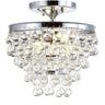 Toronto metal/crystal led flush mount - Tuesday Morning - Flush Mounts