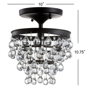 Toronto metal/crystal led flush mount - Tuesday Morning - Flush Mounts
