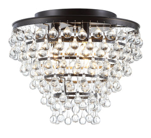 Toronto metal/crystal led flush mount - Tuesday Morning - Flush Mounts