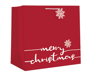 Square Jumbo Gift Bag - Merry Christmas