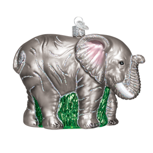 Old World Christmas Elephant Glass Blown Ornament