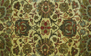 Traditional Fine Serapi Design Beige And Brown Hand Knotted 8x10 Wool Area Rug
