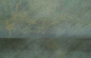 Traditional Oushak Beige And Blue 10x14 Hand Knotted Wool Area Rug
