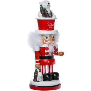 15 inch Coke Nutcracker With Polar Bear