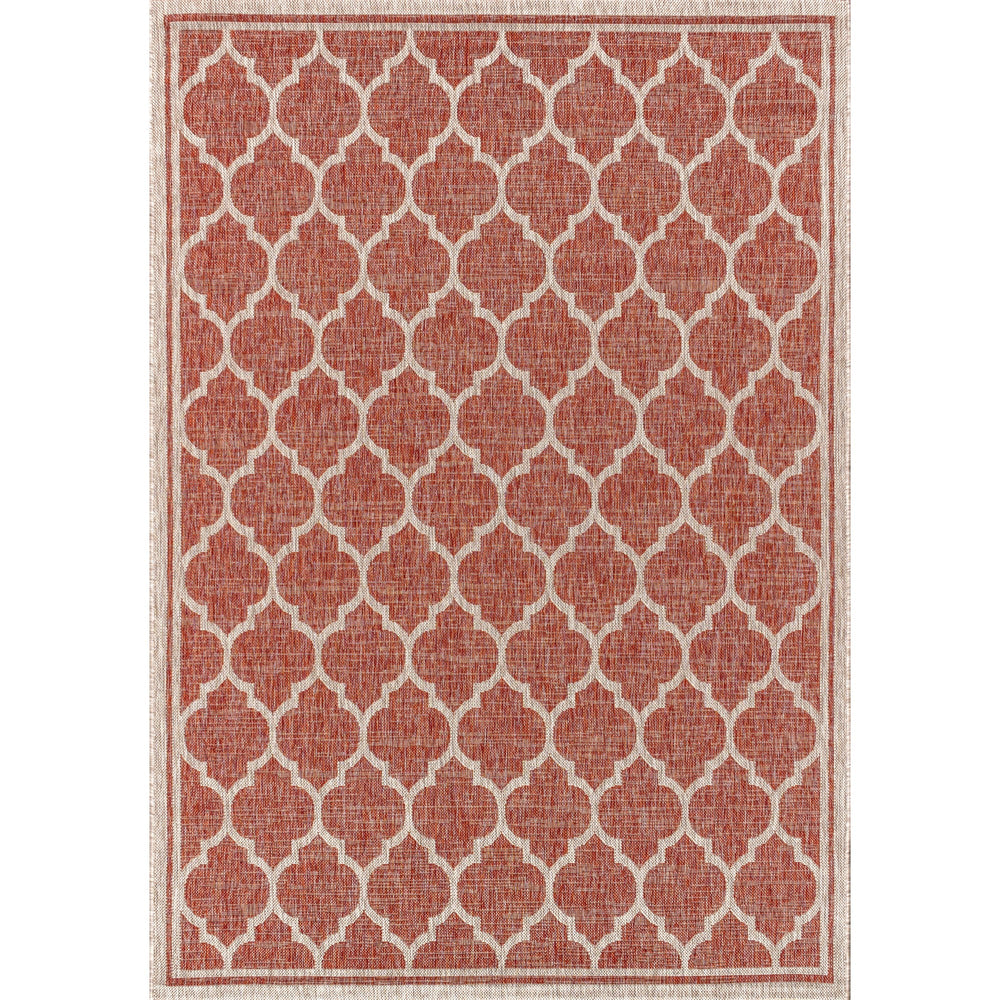 Trebol Moroccan Trellis Textured Weave Indoor/Outdoor Area Rug - Tuesday Morning - Area Rugs