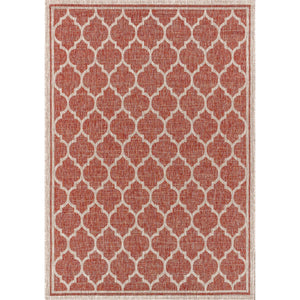 Trebol Moroccan Trellis Textured Weave Indoor/Outdoor Area Rug - Tuesday Morning - Area Rugs