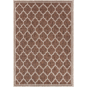 Trebol Moroccan Trellis Textured Weave Indoor/Outdoor Area Rug - Tuesday Morning - Area Rugs