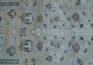 Tree of life Beige Traditional Style Hand knotted 4x6 Wool Area Rug