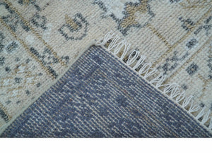 Tree of life Beige Traditional Style Hand knotted 4x6 Wool Area Rug
