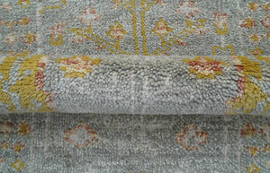 Tree of life Traditional Gray Hand Knotted 2X3 Wool Rug