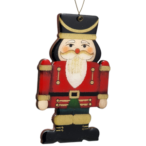 Regal Wooden Nutcracker - Red