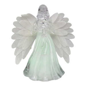 Lighted Acrylic Angel - Horn