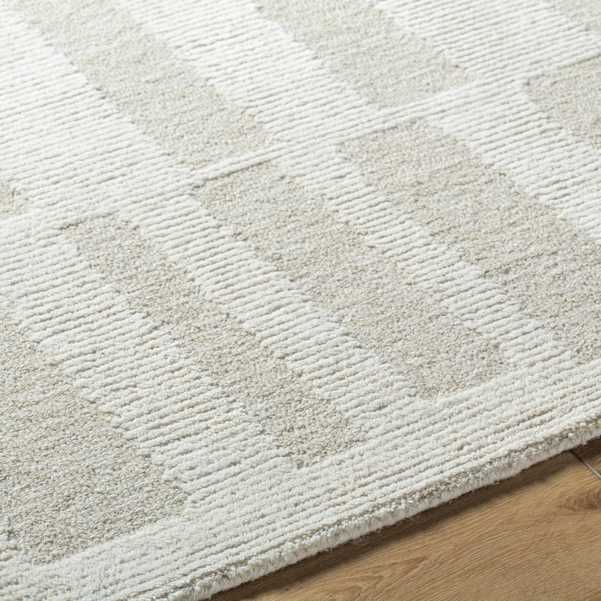 Teige Light Silver Area Rug