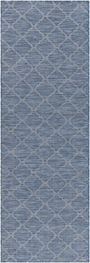 Blue Moolap Outdoor Rug - Clearance