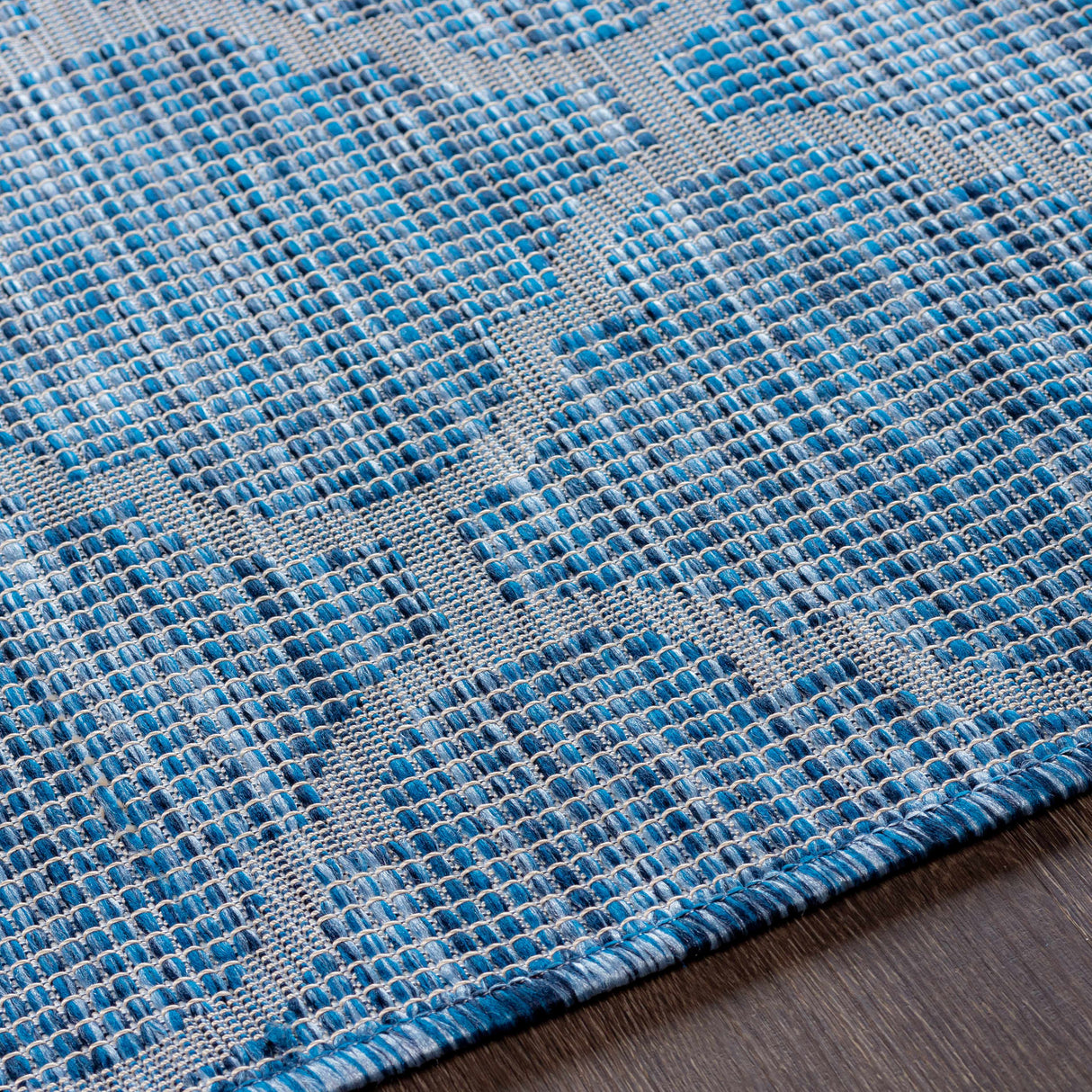 Blue Moolap Outdoor Rug - Clearance