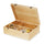 Wood-wine-box-with-set-of-2-stemless-glasses-by-twine-living-Wine-Bottle-Holders