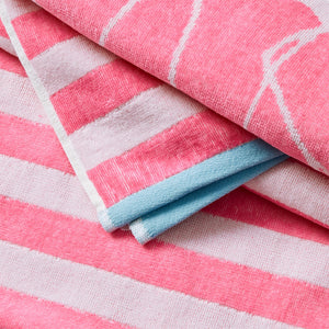 Cotton Velour Beach Towels 2-Pack - Maui Collection