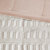 Twin/twin xl back print long fur comforter mini set - Tuesday Morning - Quilts & Comforters