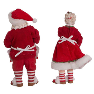 Fabriche Mr. and Mrs. Claus Dessert Set - 2 Piece Set
