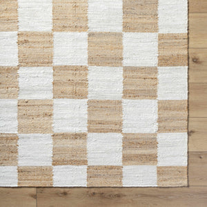 Tyhir Checkered Jute Rug