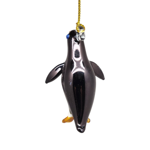 Egyptian Glass Penguin Ornament
